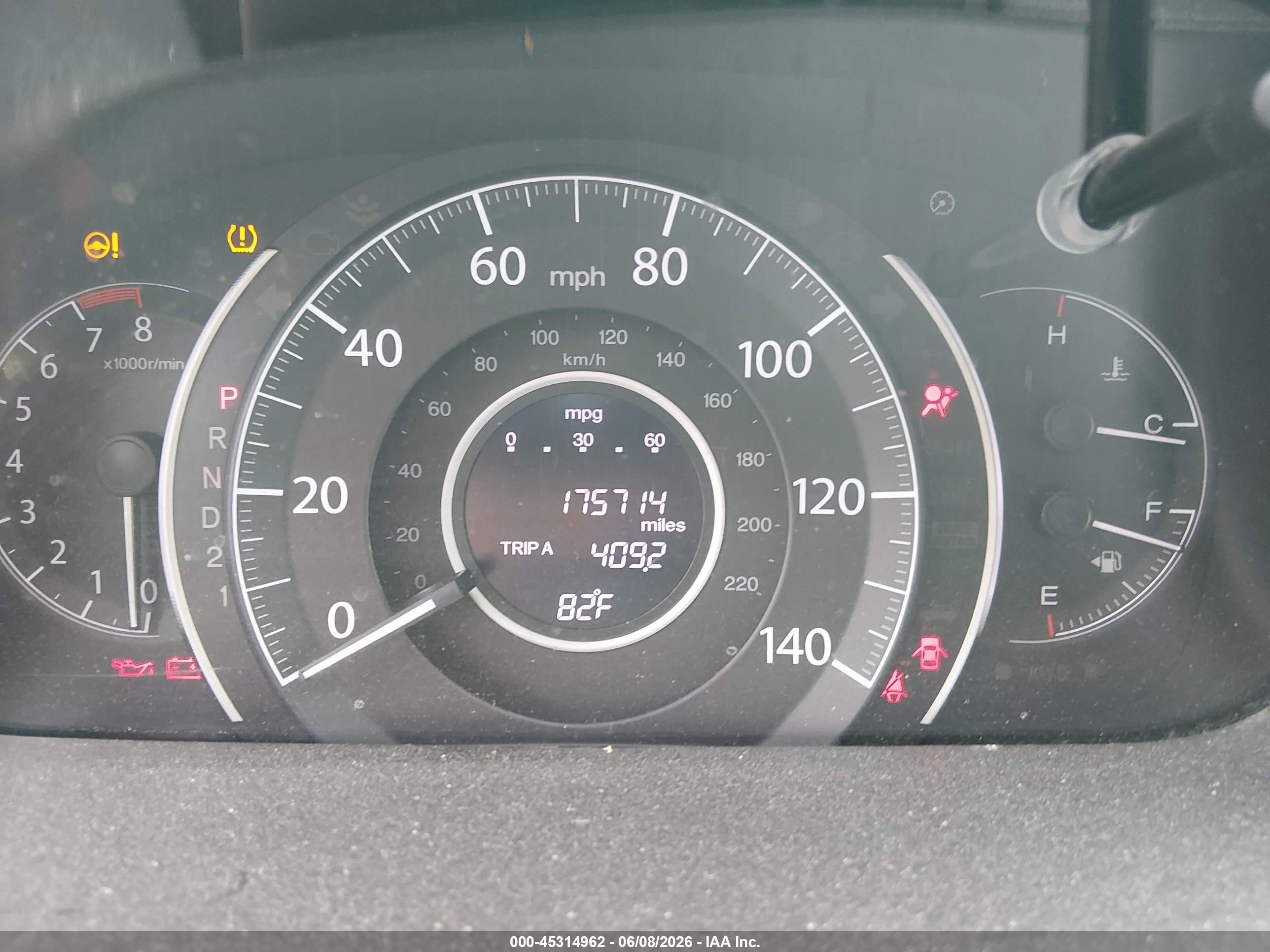 2014 Honda Cr-v Lx Blue vin: 5J6RM4H39EL078942