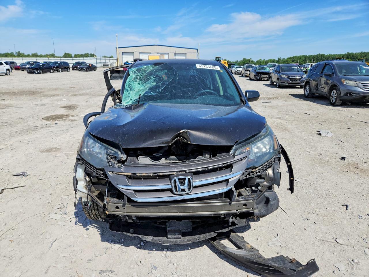 2014 Honda Cr-v Lx Brown vin: 5J6RM4H39EL090301