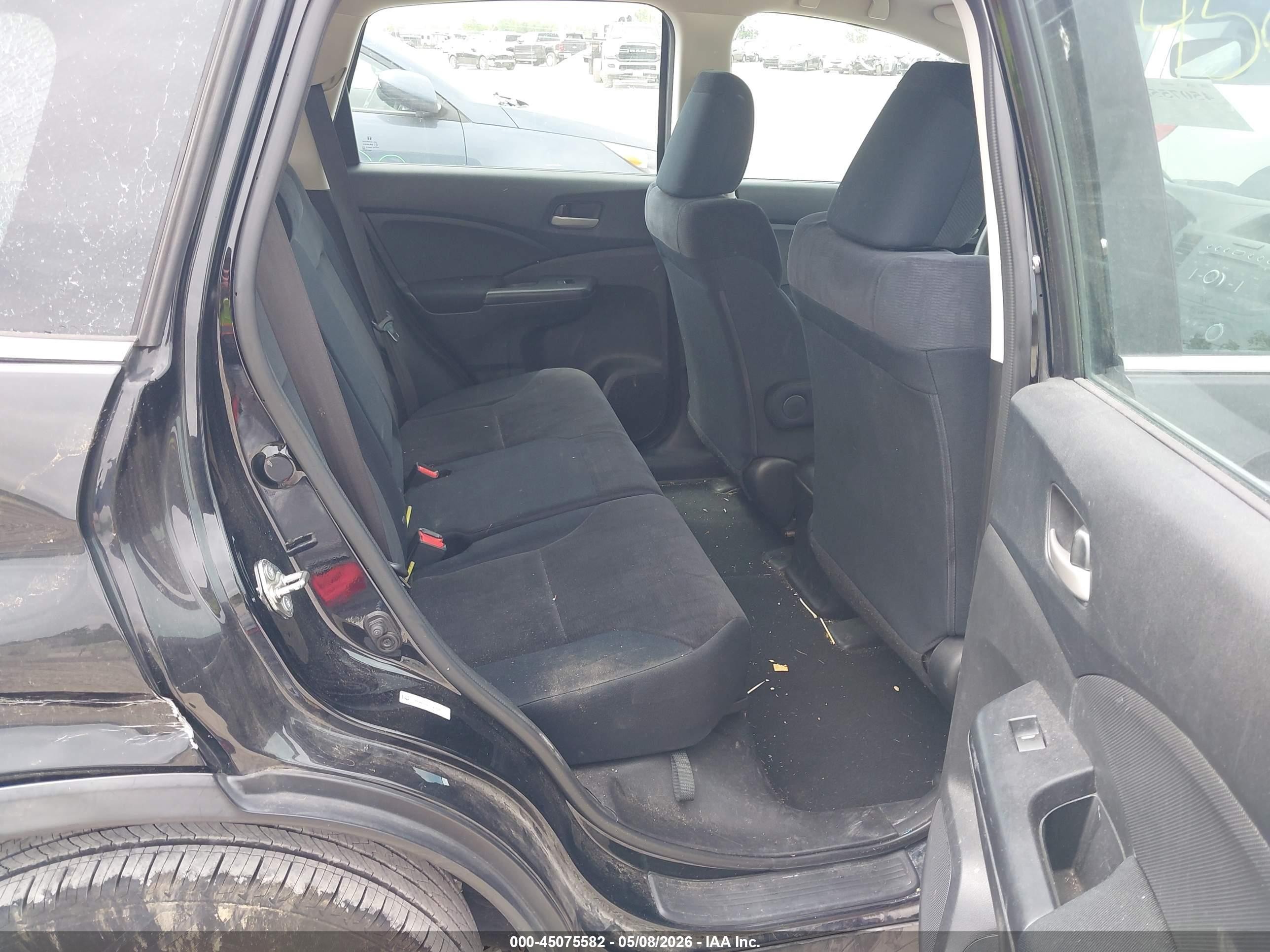 2014 Honda Cr-v Lx Black vin: 5J6RM4H39EL090556