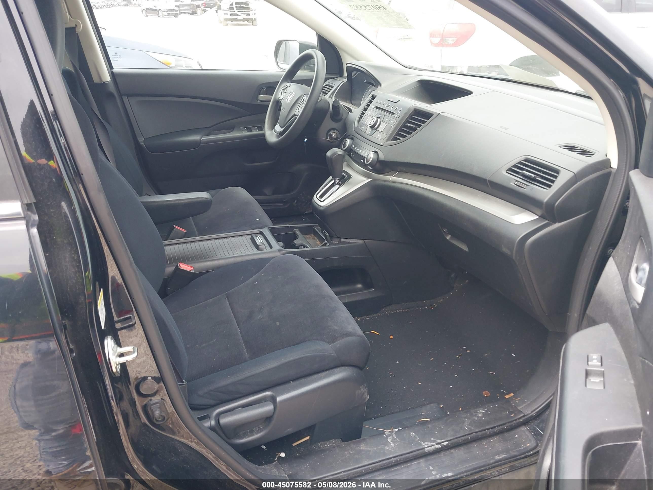 2014 Honda Cr-v Lx Black vin: 5J6RM4H39EL090556