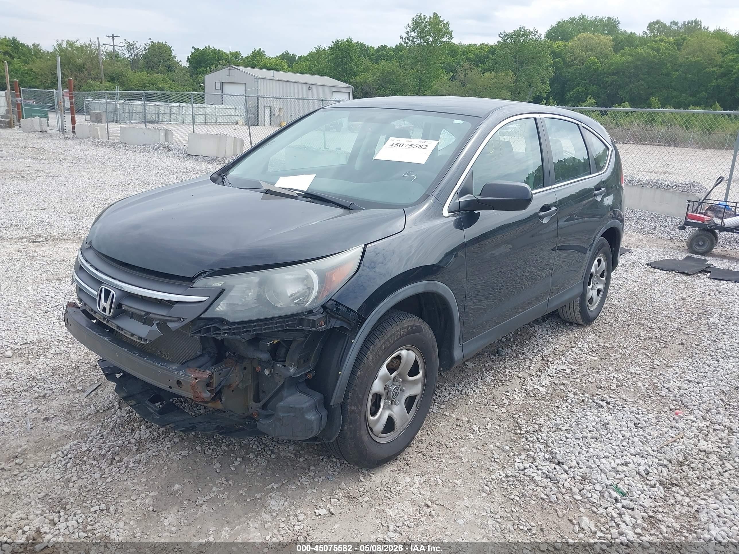 2014 Honda Cr-v Lx Black vin: 5J6RM4H39EL090556