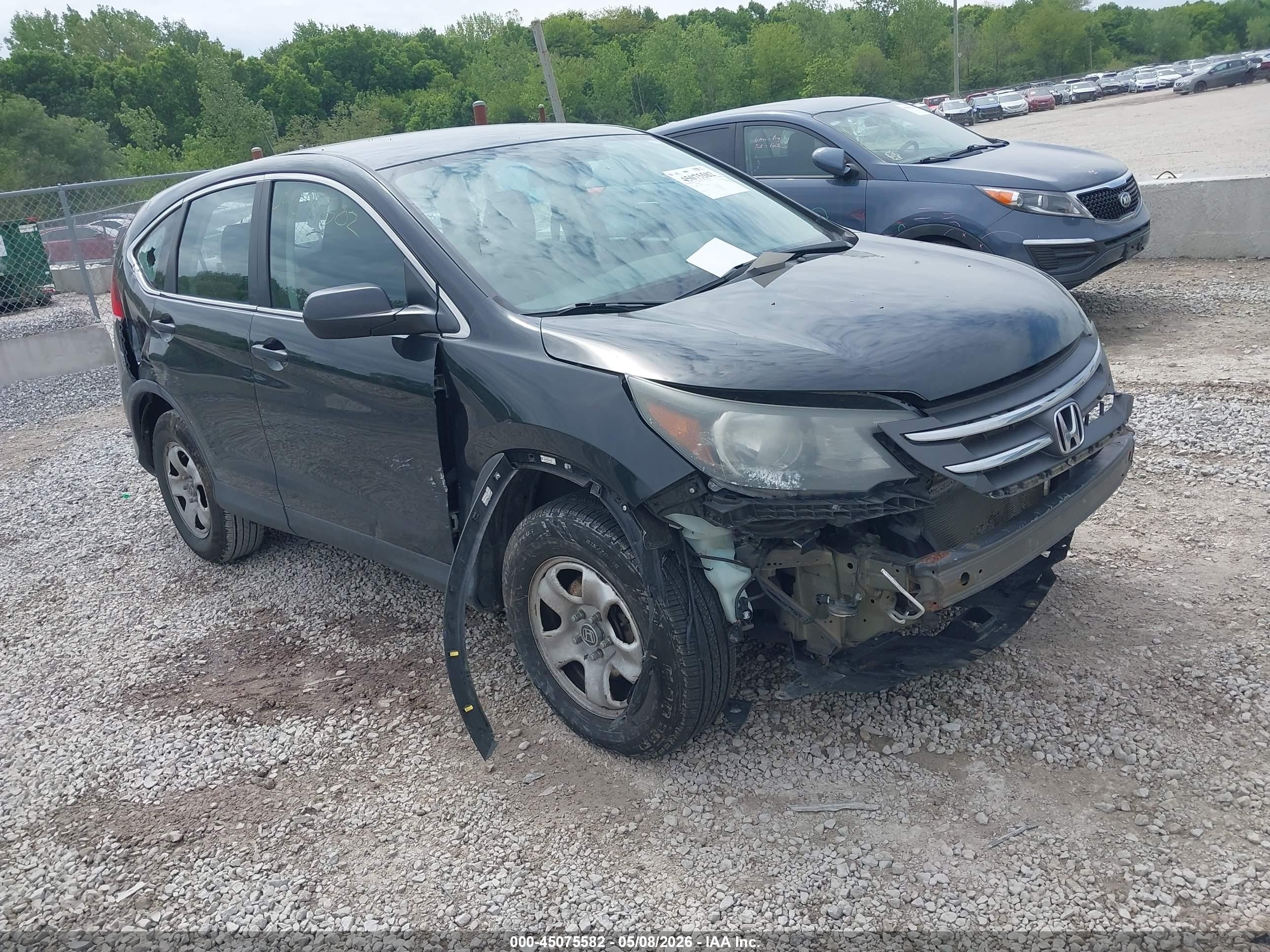 2014 Honda Cr-v Lx Black vin: 5J6RM4H39EL090556
