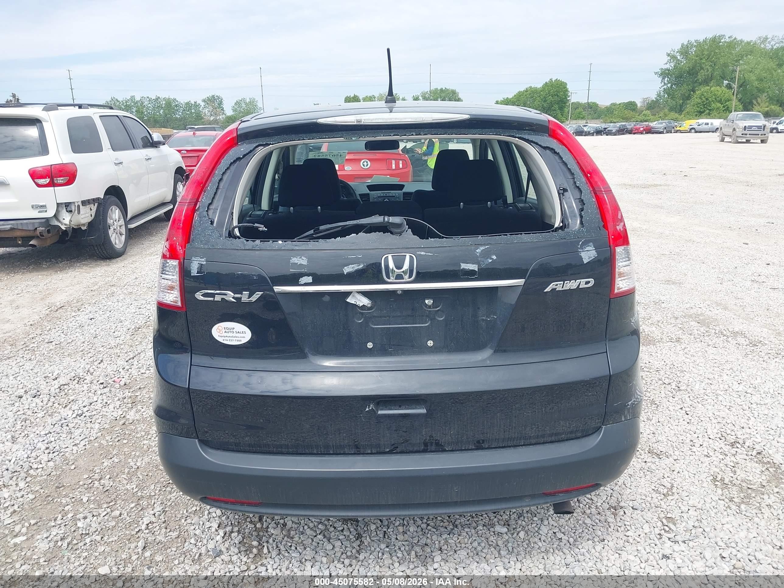 2014 Honda Cr-v Lx Black vin: 5J6RM4H39EL090556