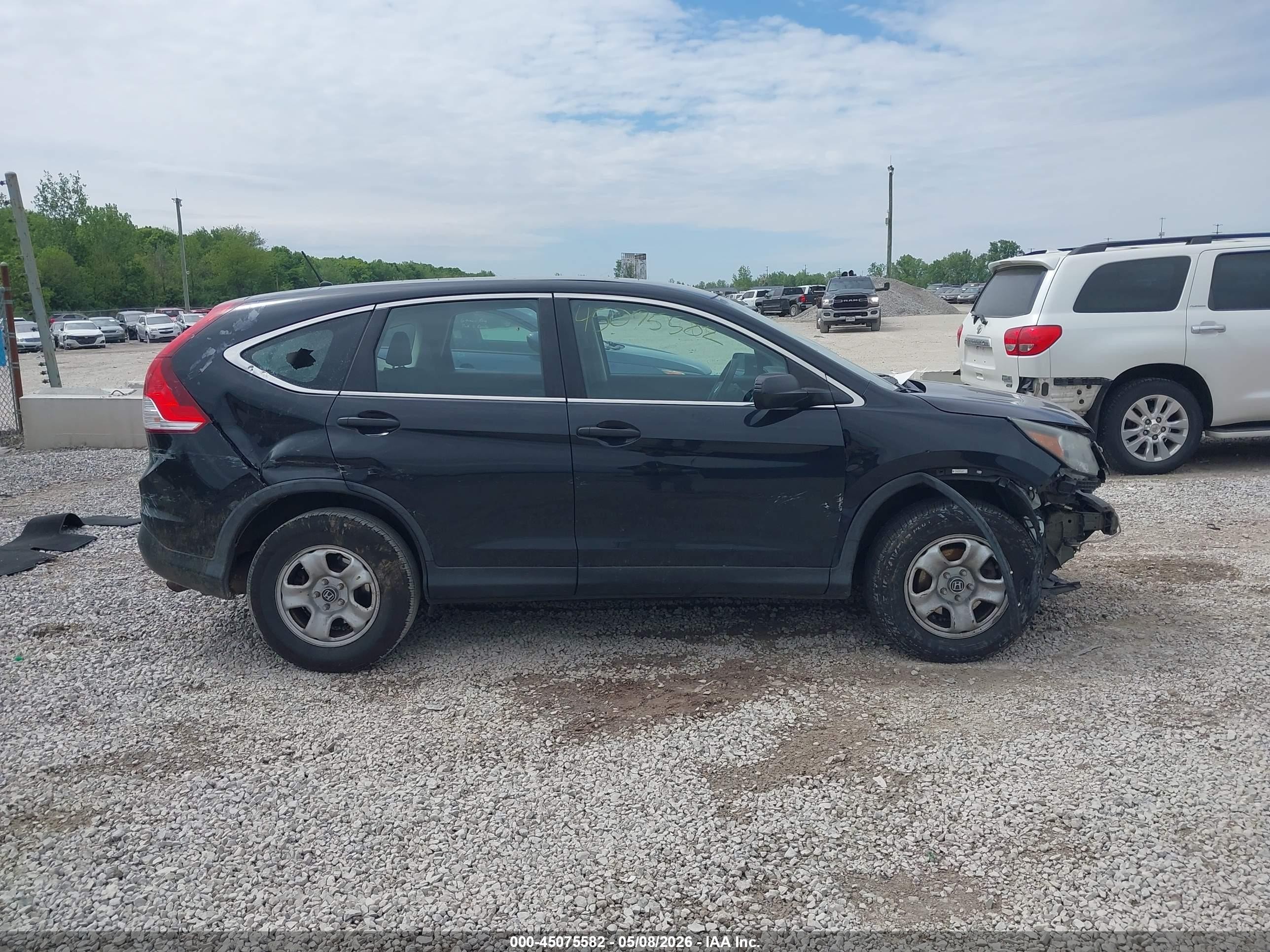 2014 Honda Cr-v Lx Black vin: 5J6RM4H39EL090556