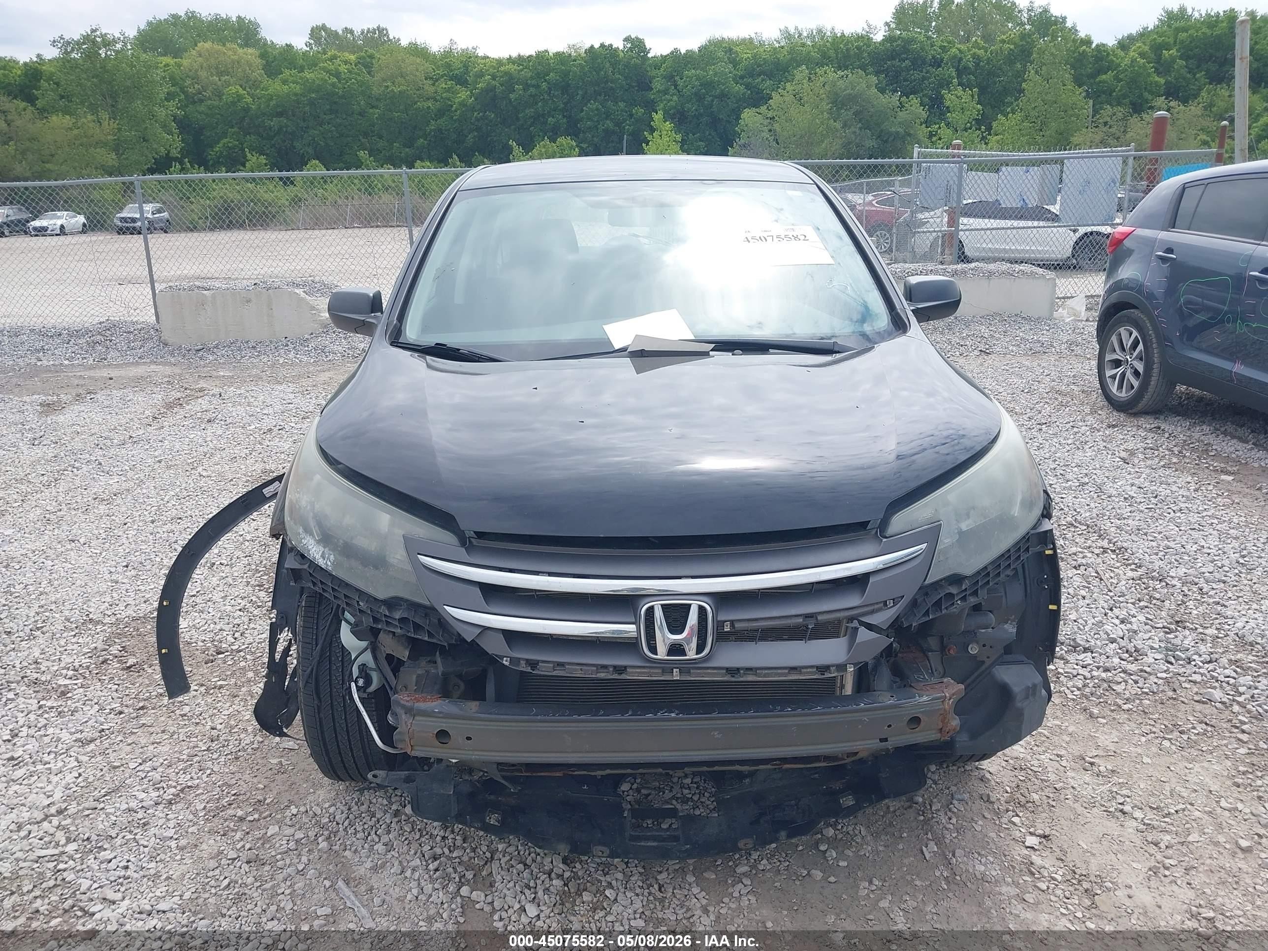 2014 Honda Cr-v Lx Black vin: 5J6RM4H39EL090556