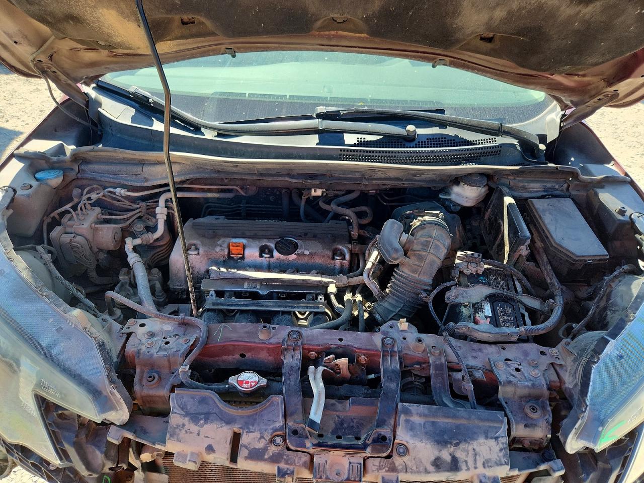 2014 Honda Cr-v Lx Бордовый vin: 5J6RM4H39EL094624