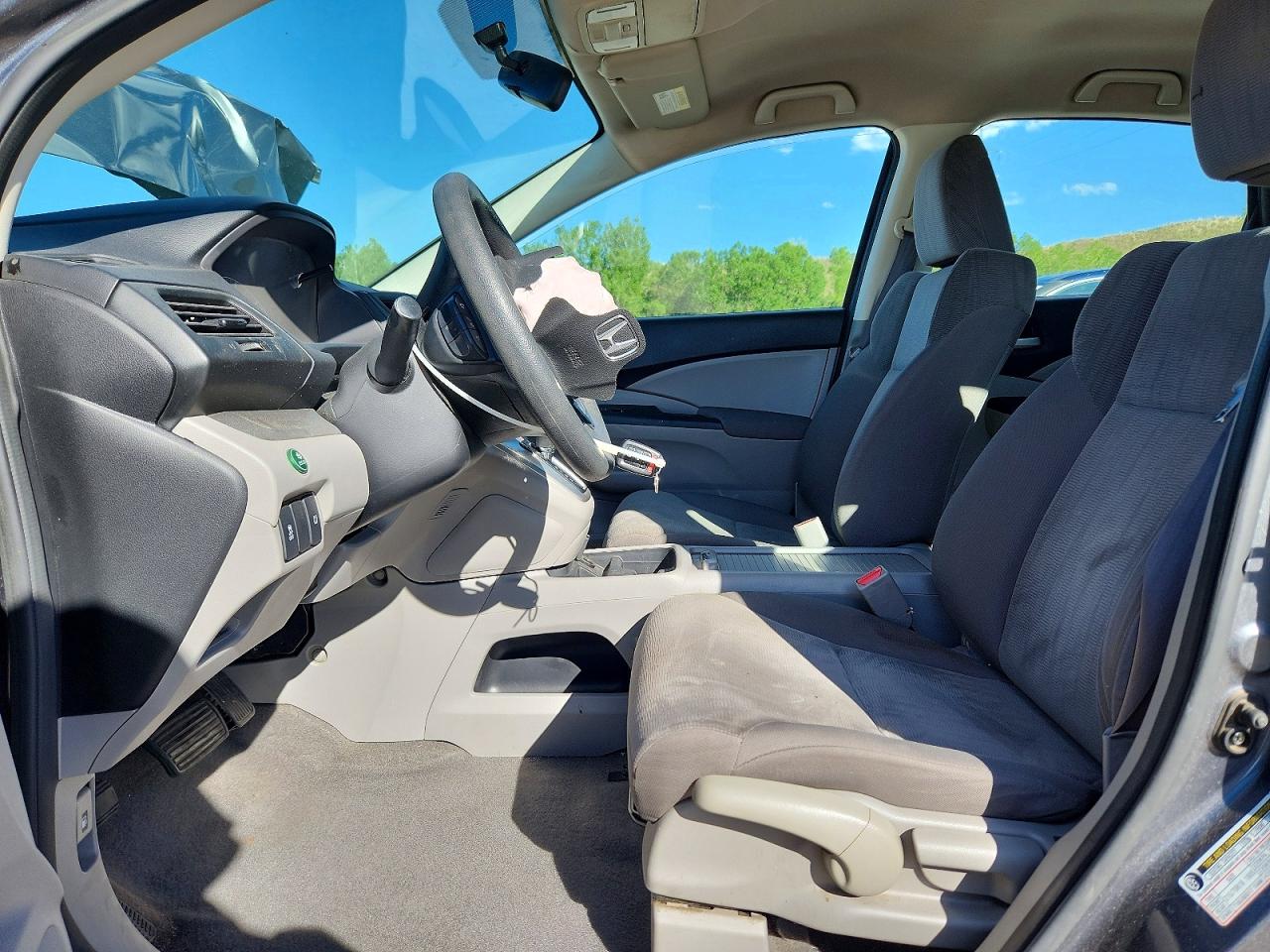 2014 Honda Cr-v Lx Gray vin: 5J6RM4H39EL110191