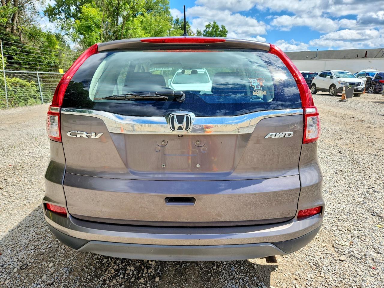 2015 Honda Cr-v Lx Silver vin: 5J6RM4H39FL051676