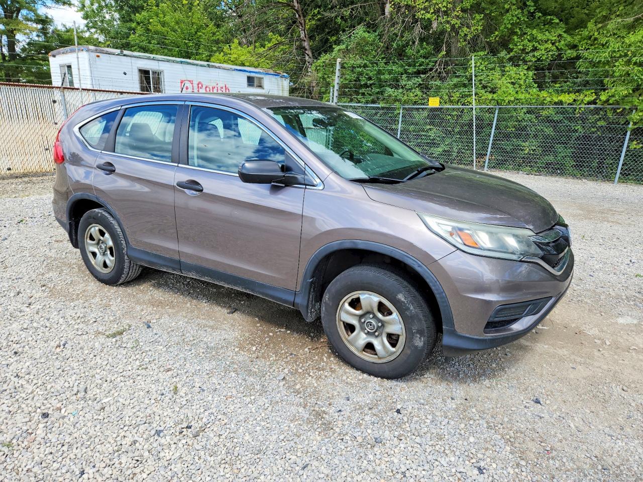 2015 Honda Cr-v Lx Silver vin: 5J6RM4H39FL051676