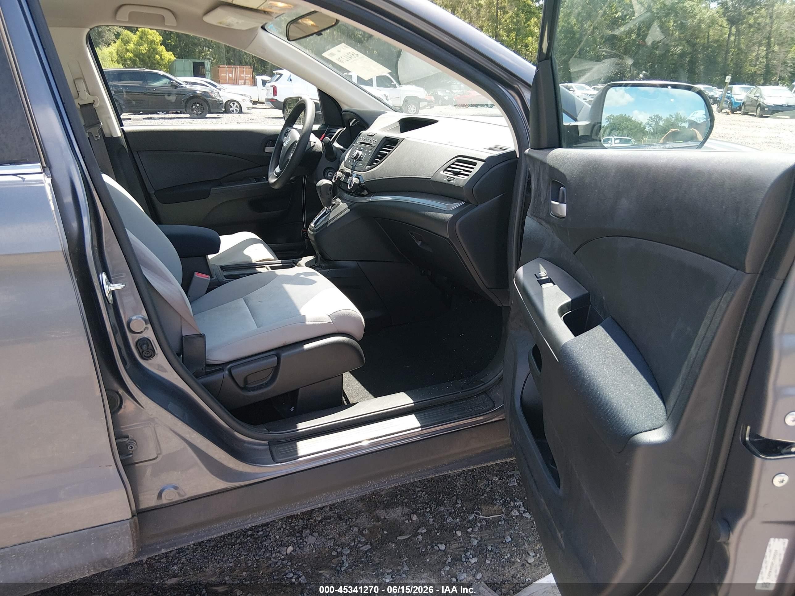 2015 Honda Cr-v Lx Silver vin: 5J6RM4H39FL069059