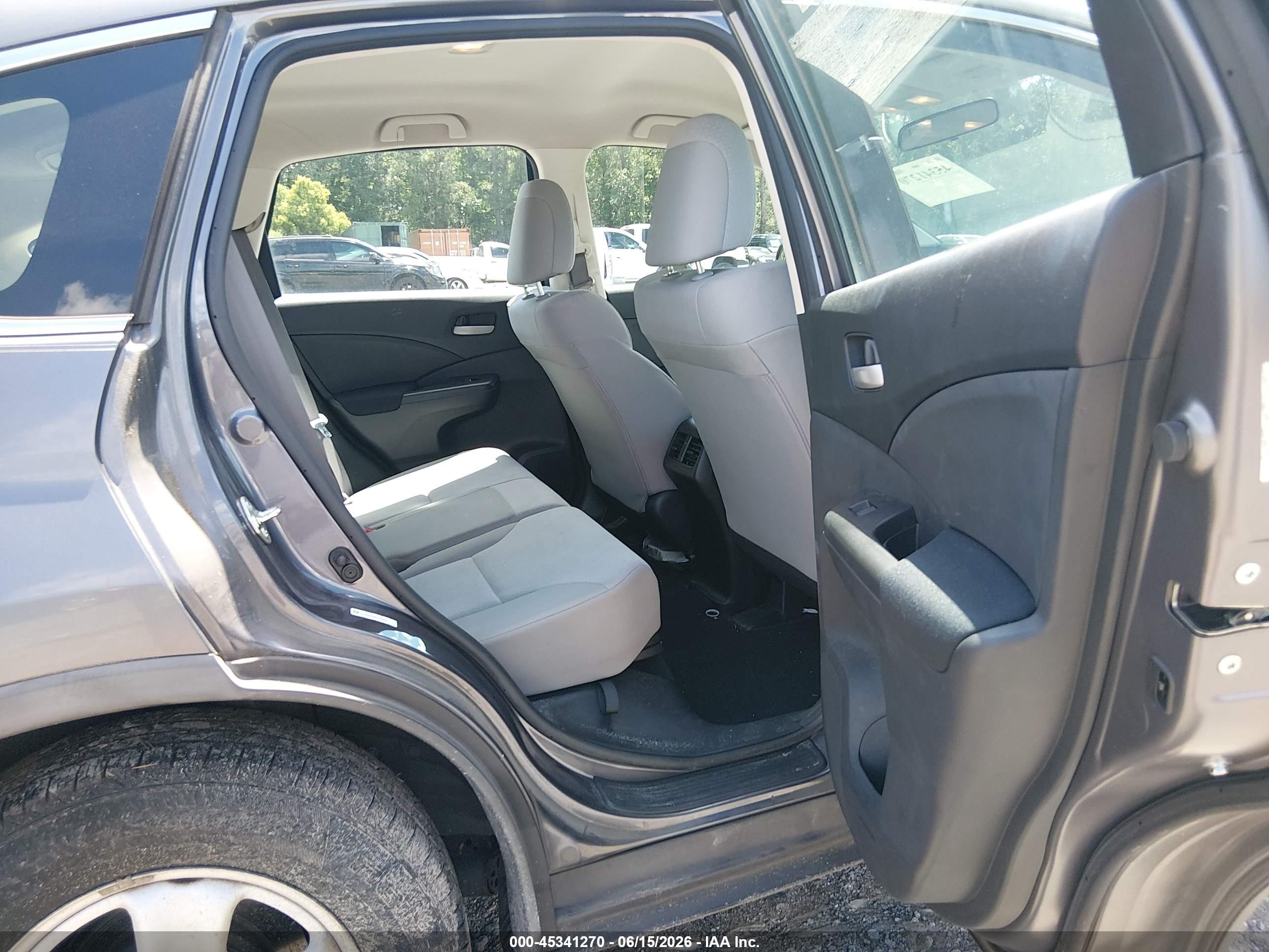2015 Honda Cr-v Lx Silver vin: 5J6RM4H39FL069059