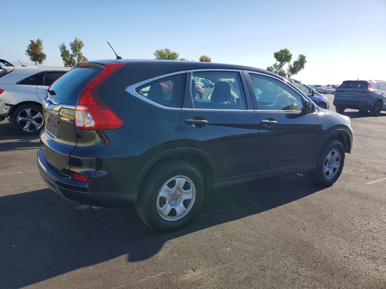 2015 Honda Cr-v Lx Black vin: 5J6RM4H39FL074990