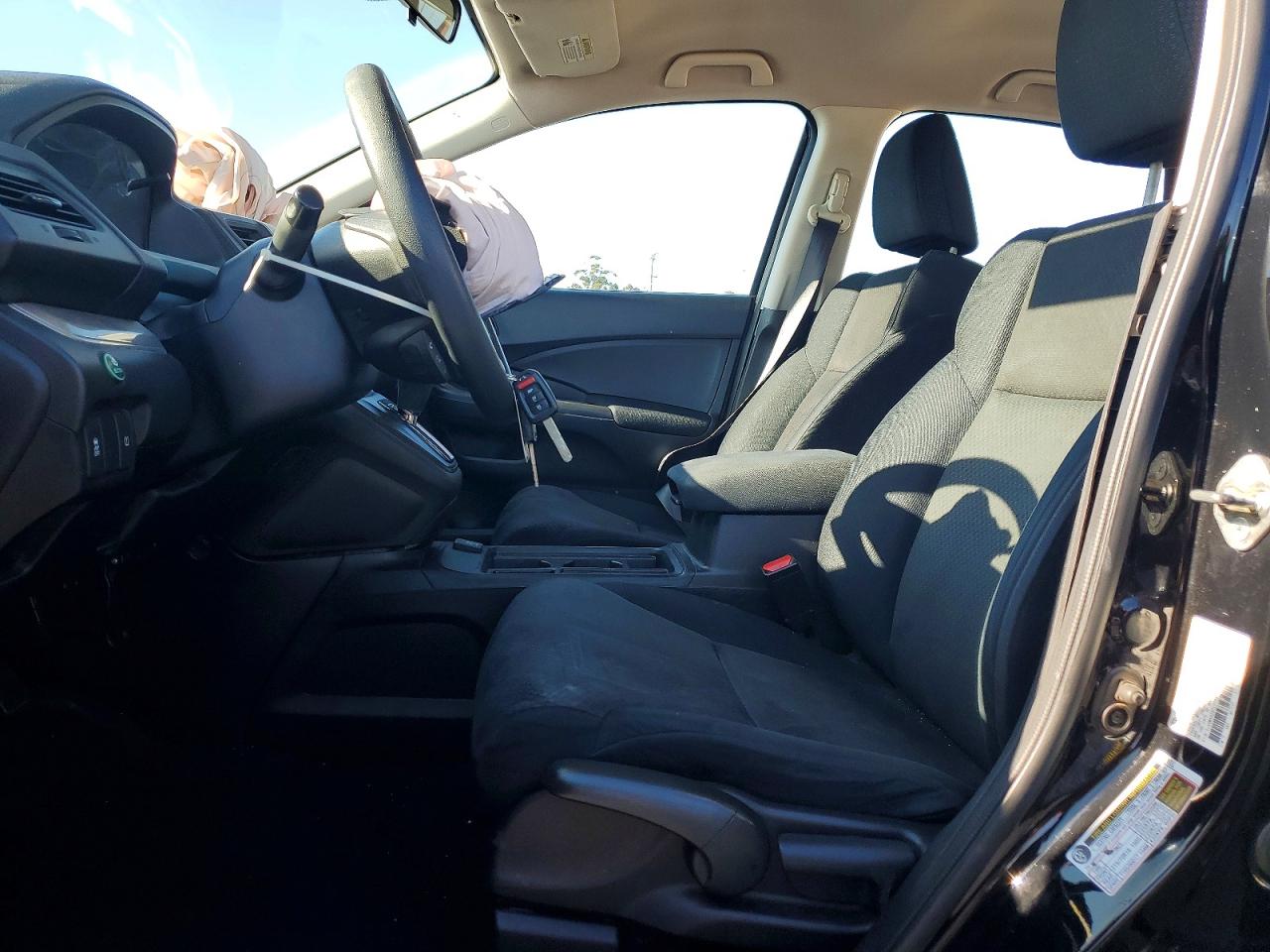 2015 Honda Cr-v Lx Black vin: 5J6RM4H39FL074990