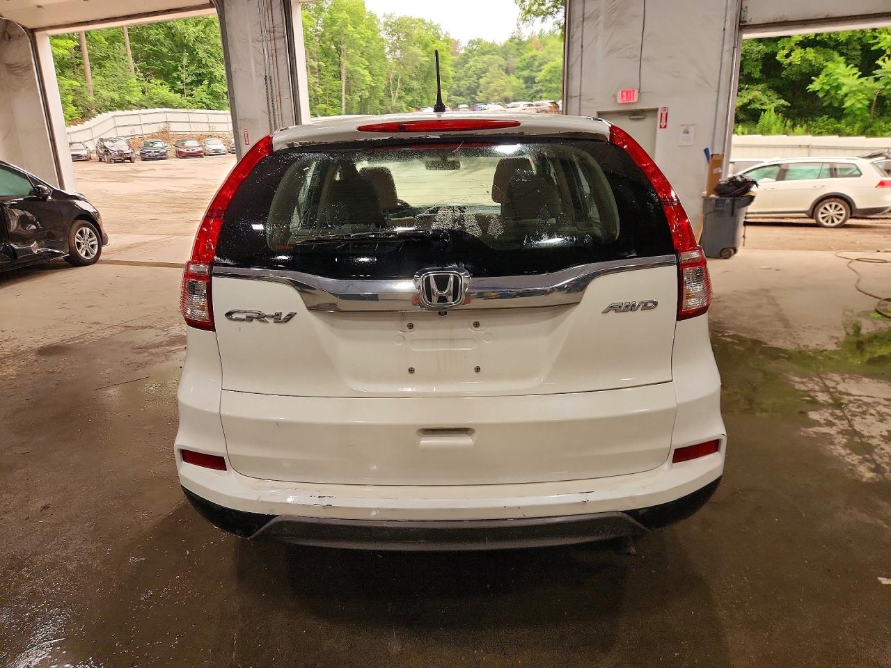 2015 Honda Cr-v Lx White vin: 5J6RM4H39FL087108