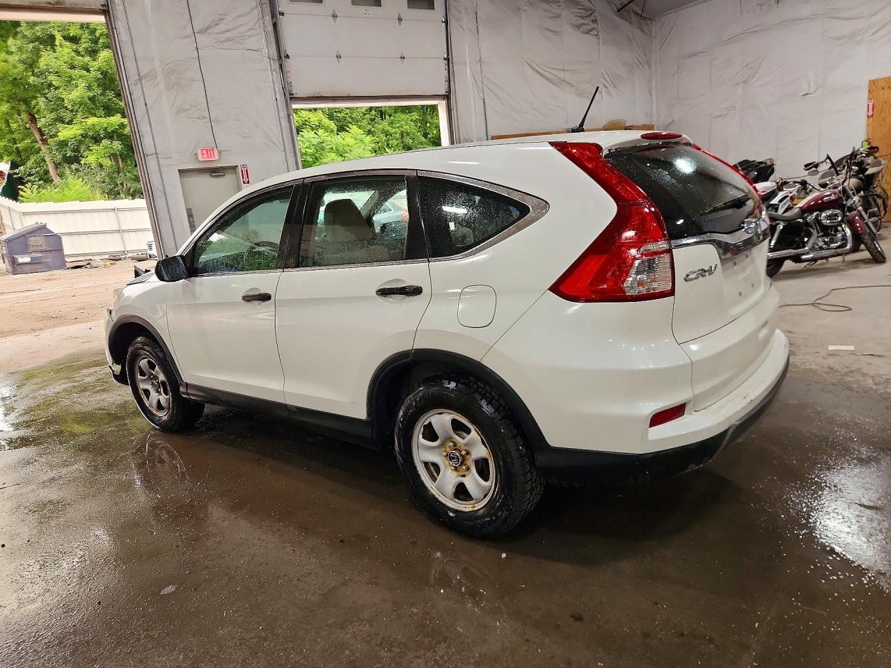 2015 Honda Cr-v Lx White vin: 5J6RM4H39FL087108