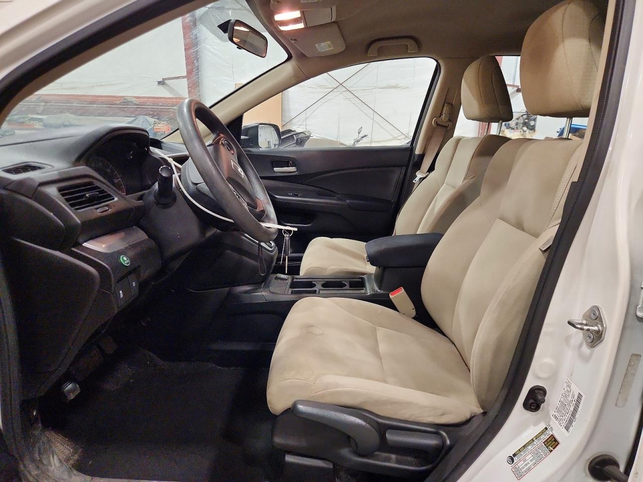 2015 Honda Cr-v Lx White vin: 5J6RM4H39FL087108