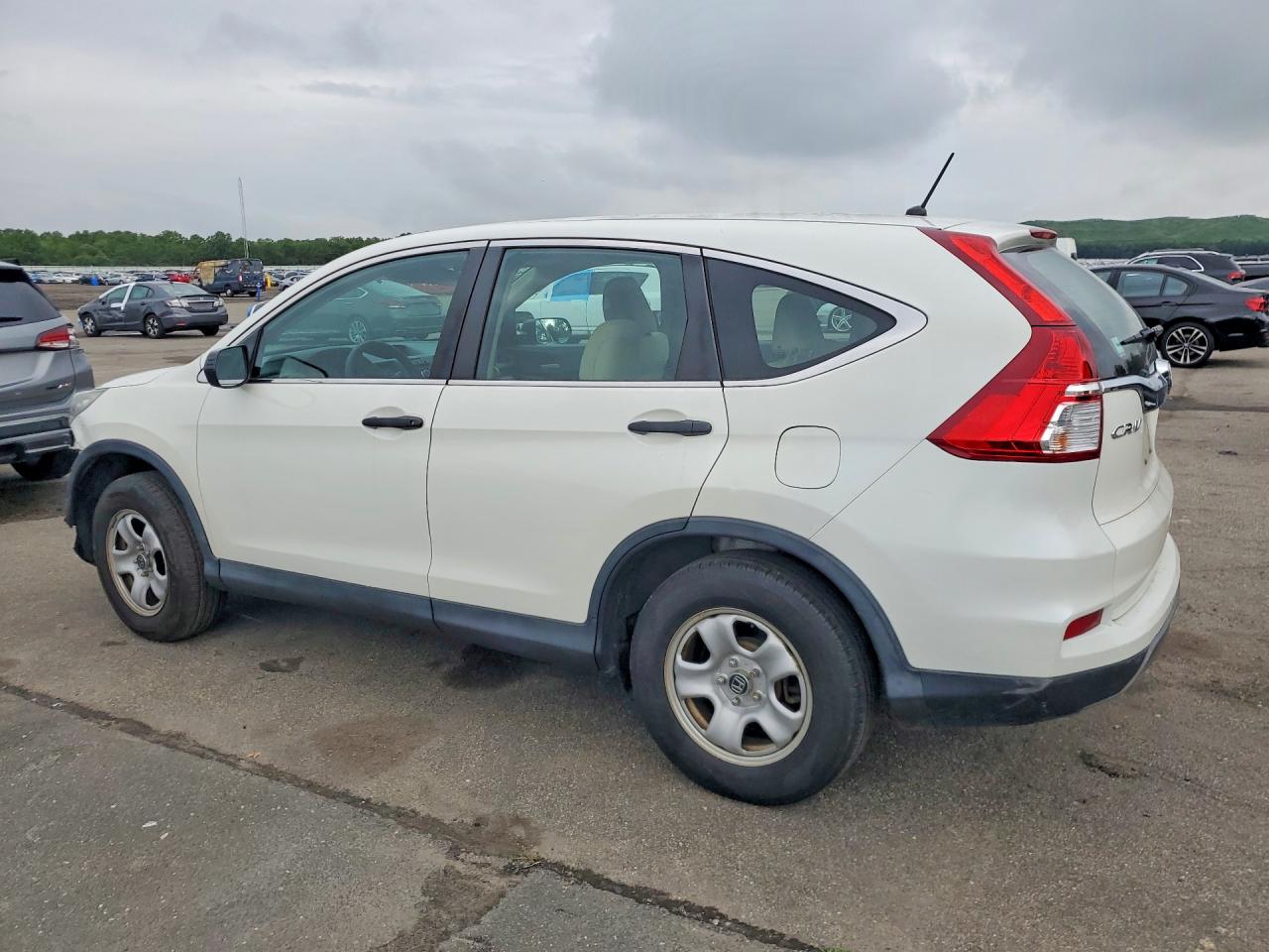 2015 Honda Cr-v Lx Beige vin: 5J6RM4H39FL089571