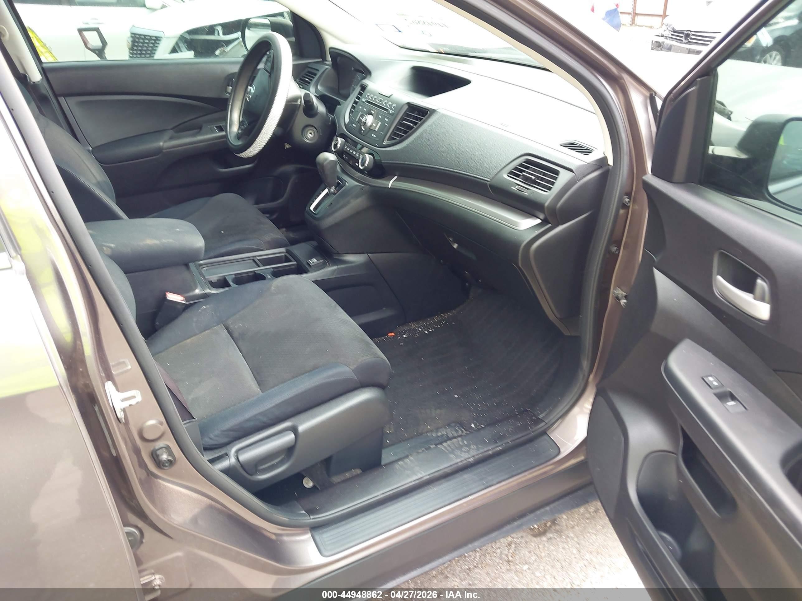 2015 Honda Cr-v Lx Brown vin: 5J6RM4H39FL100651