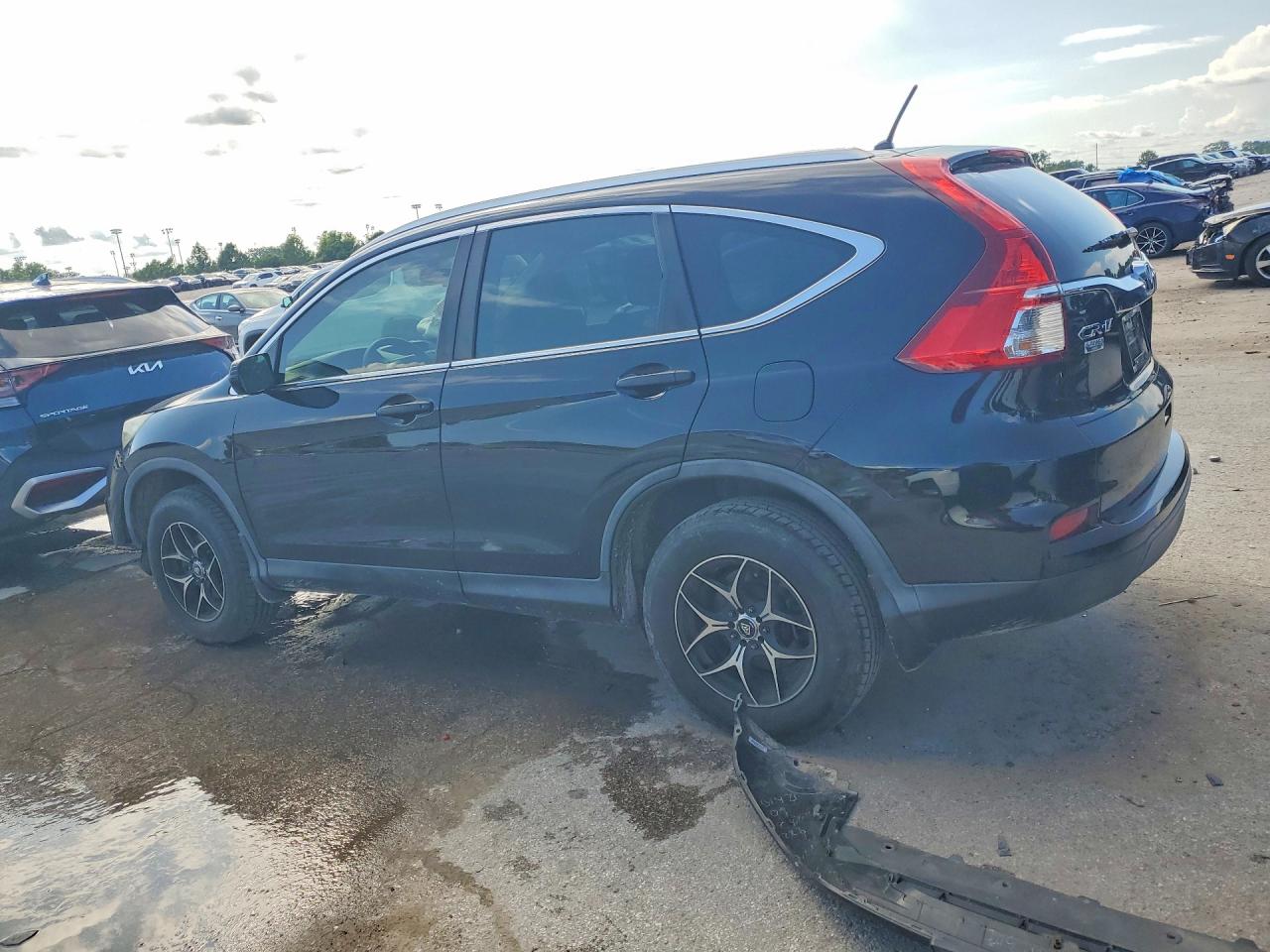 2015 Honda Cr-v Lx Black vin: 5J6RM4H39FL127512