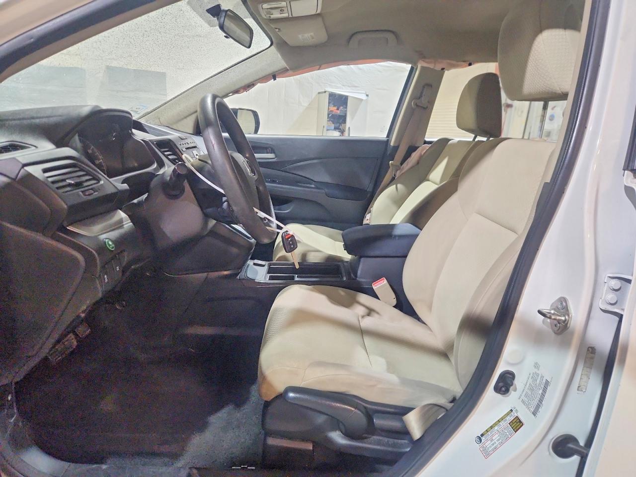 2016 Honda Cr-v Lx White vin: 5J6RM4H39GL051369
