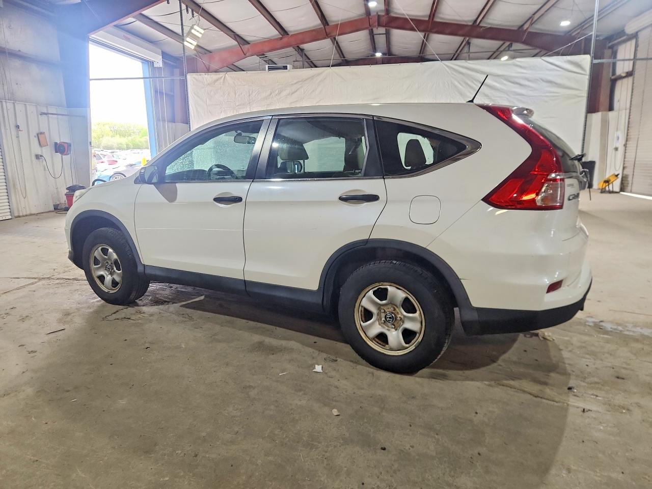 2016 Honda Cr-v Lx White vin: 5J6RM4H39GL051369