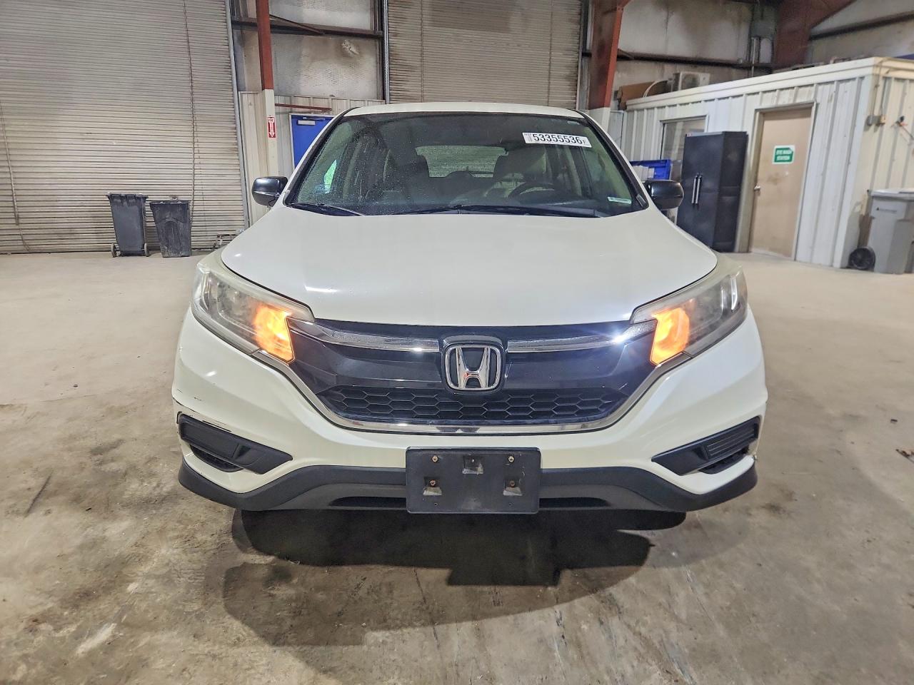 2016 Honda Cr-v Lx White vin: 5J6RM4H39GL051369