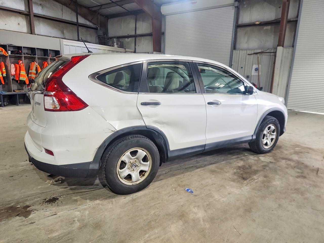 2016 Honda Cr-v Lx White vin: 5J6RM4H39GL051369
