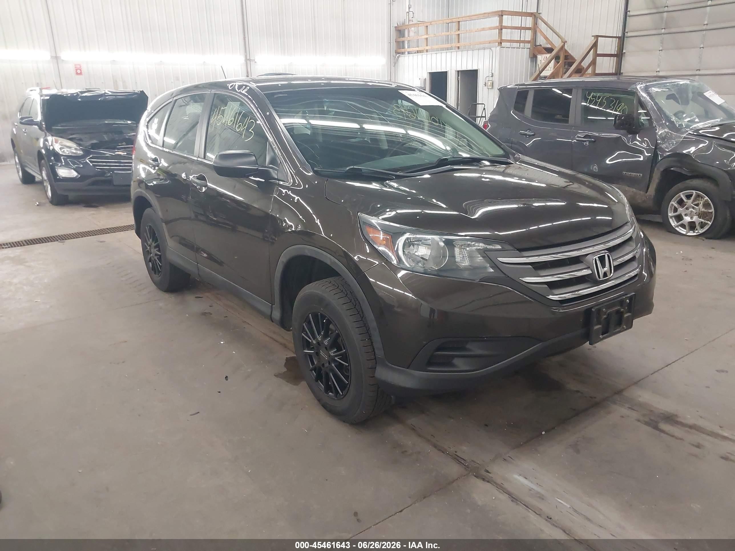 2013 Honda Cr-v Lx Black vin: 5J6RM4H3XDL054275