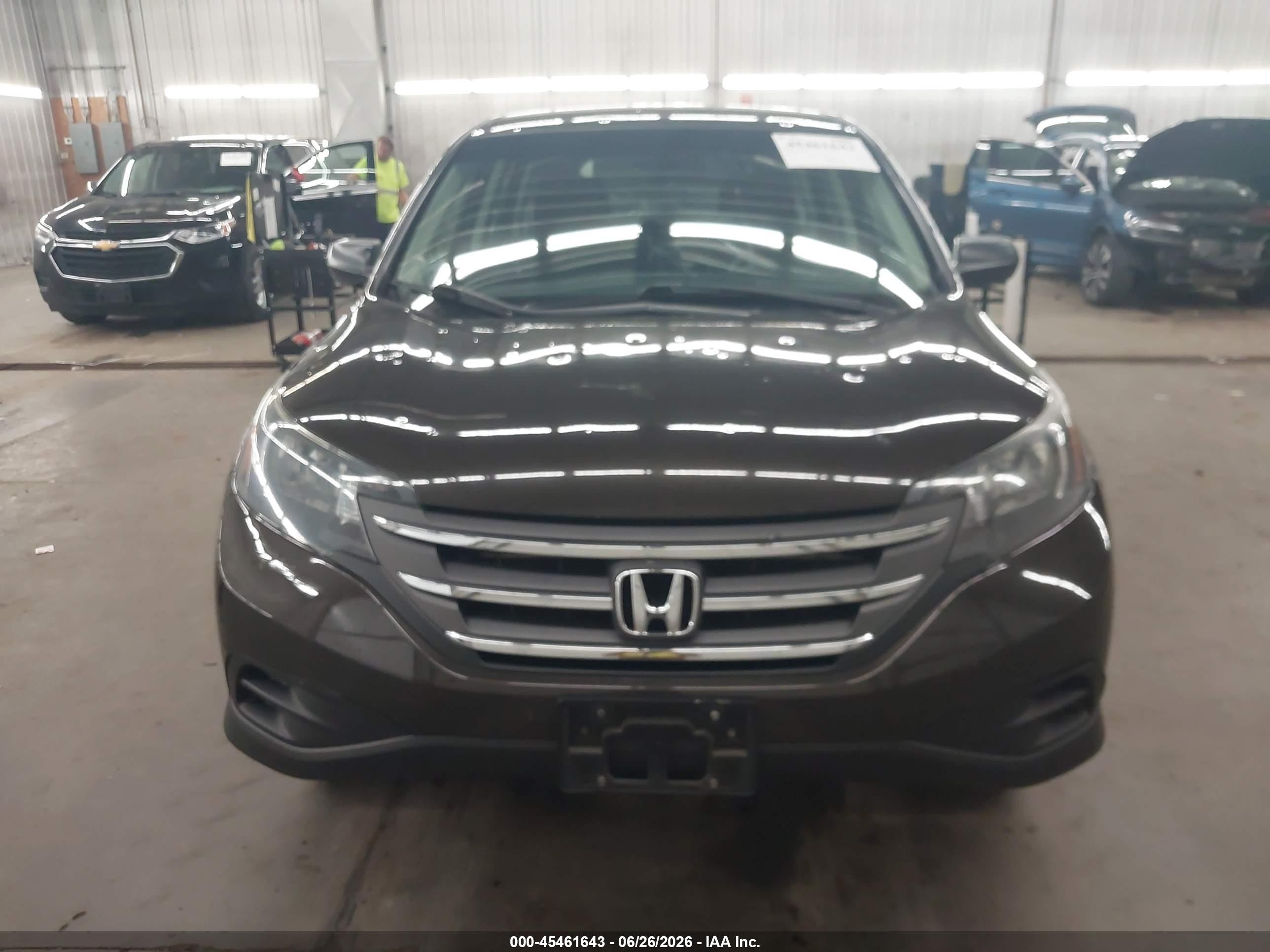 2013 Honda Cr-v Lx Black vin: 5J6RM4H3XDL054275