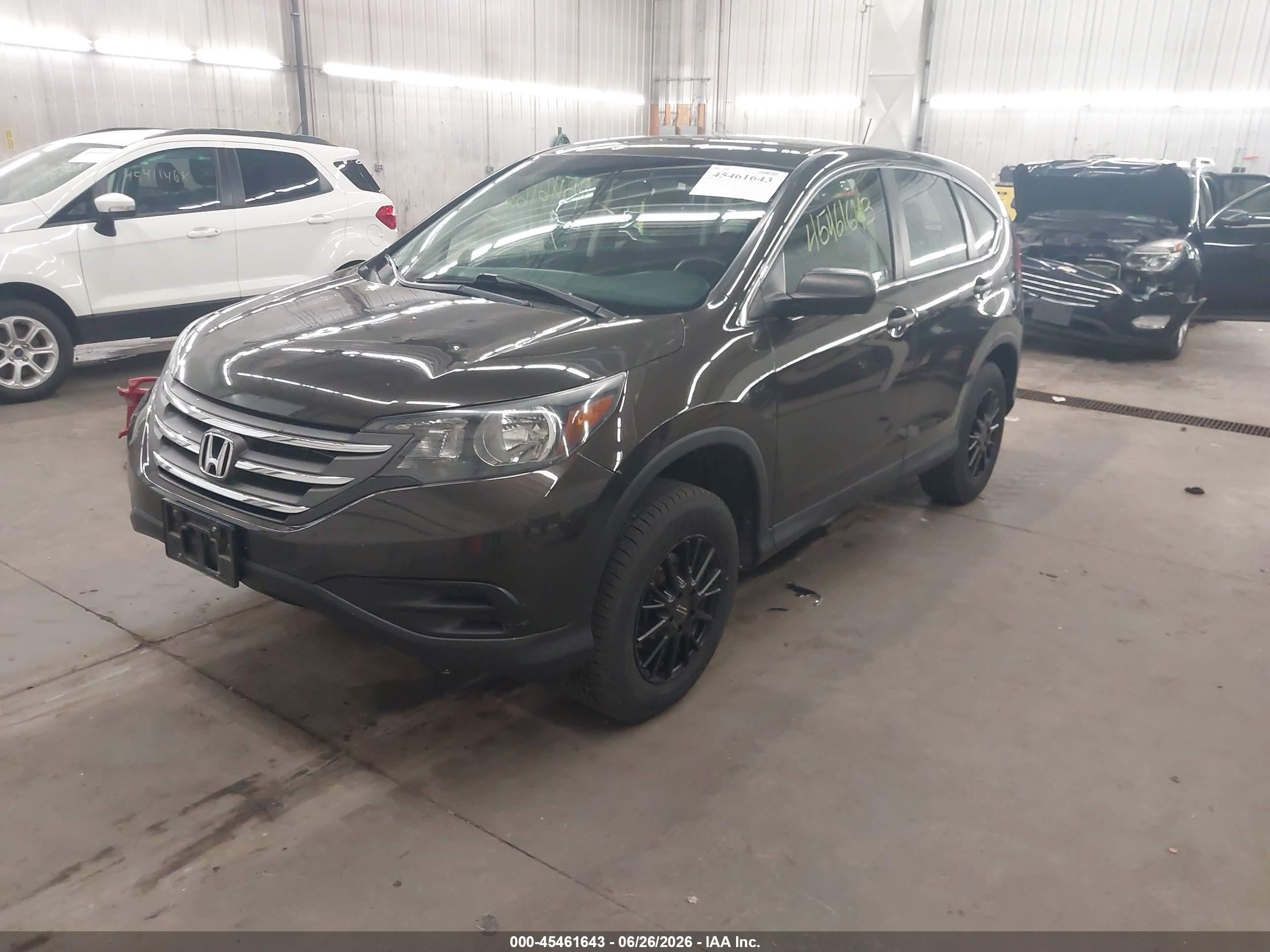 2013 Honda Cr-v Lx Black vin: 5J6RM4H3XDL054275