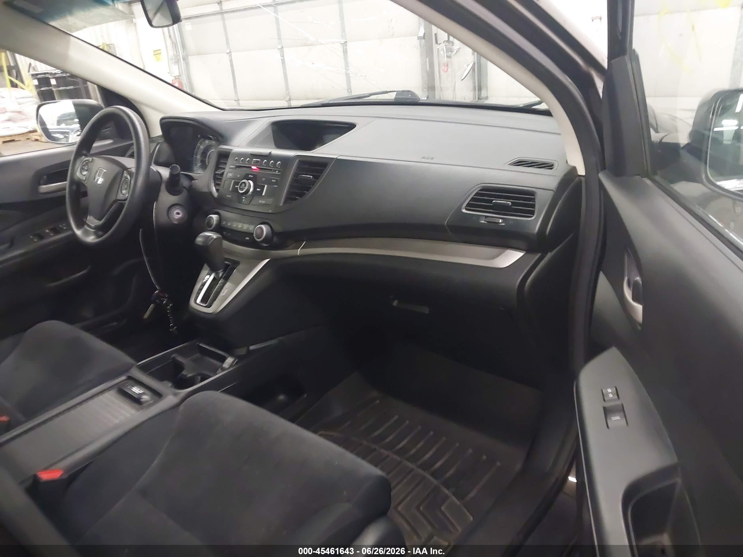 2013 Honda Cr-v Lx Black vin: 5J6RM4H3XDL054275
