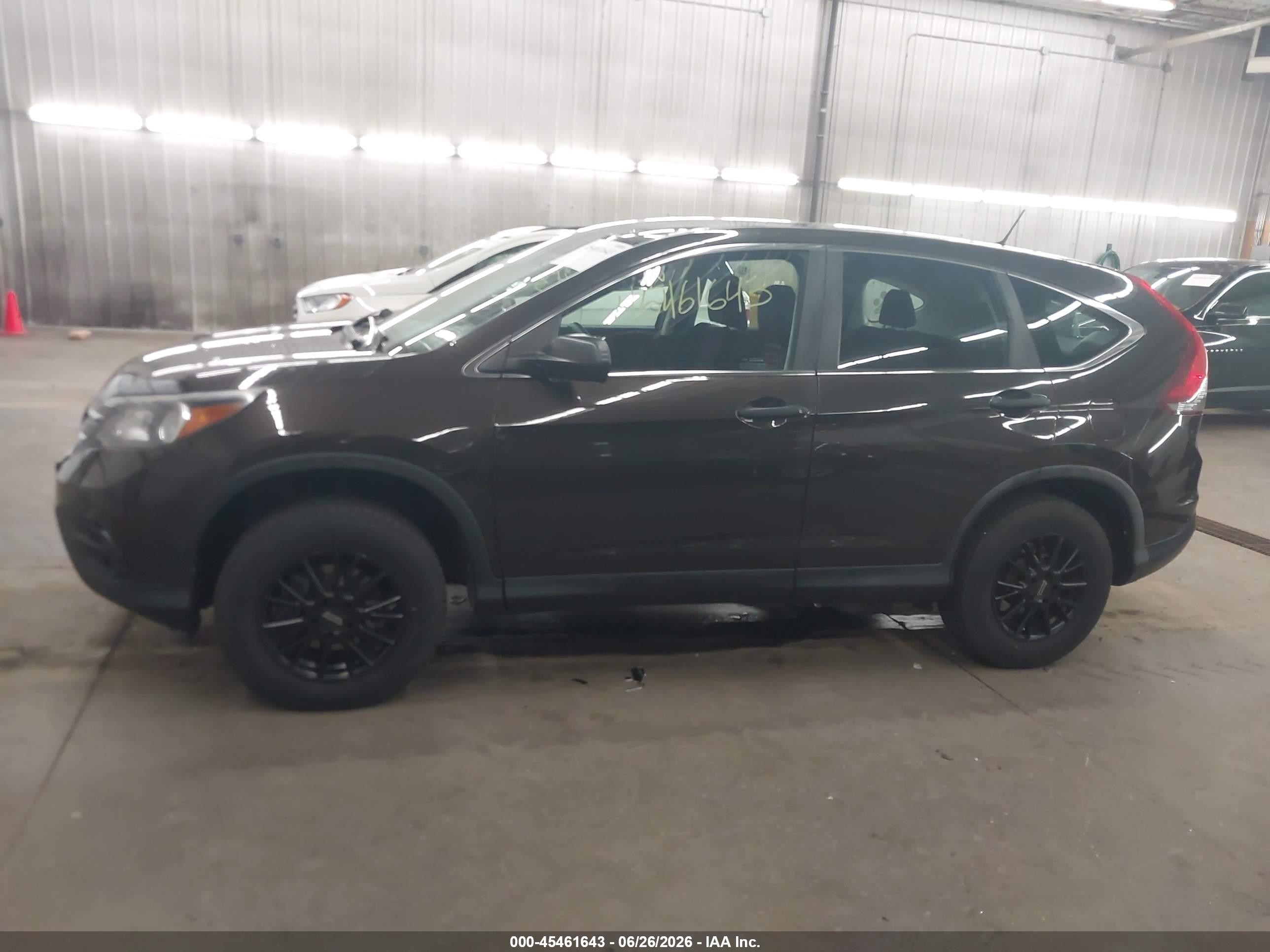 2013 Honda Cr-v Lx Black vin: 5J6RM4H3XDL054275