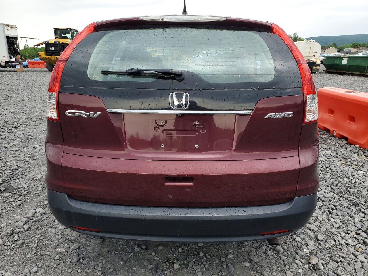 2013 Honda Cr-v Lx Burgundy vin: 5J6RM4H3XDL069830