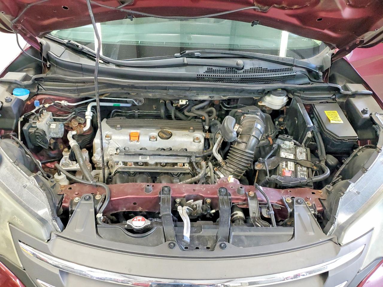2013 Honda Cr-v Lx Burgundy vin: 5J6RM4H3XDL073120