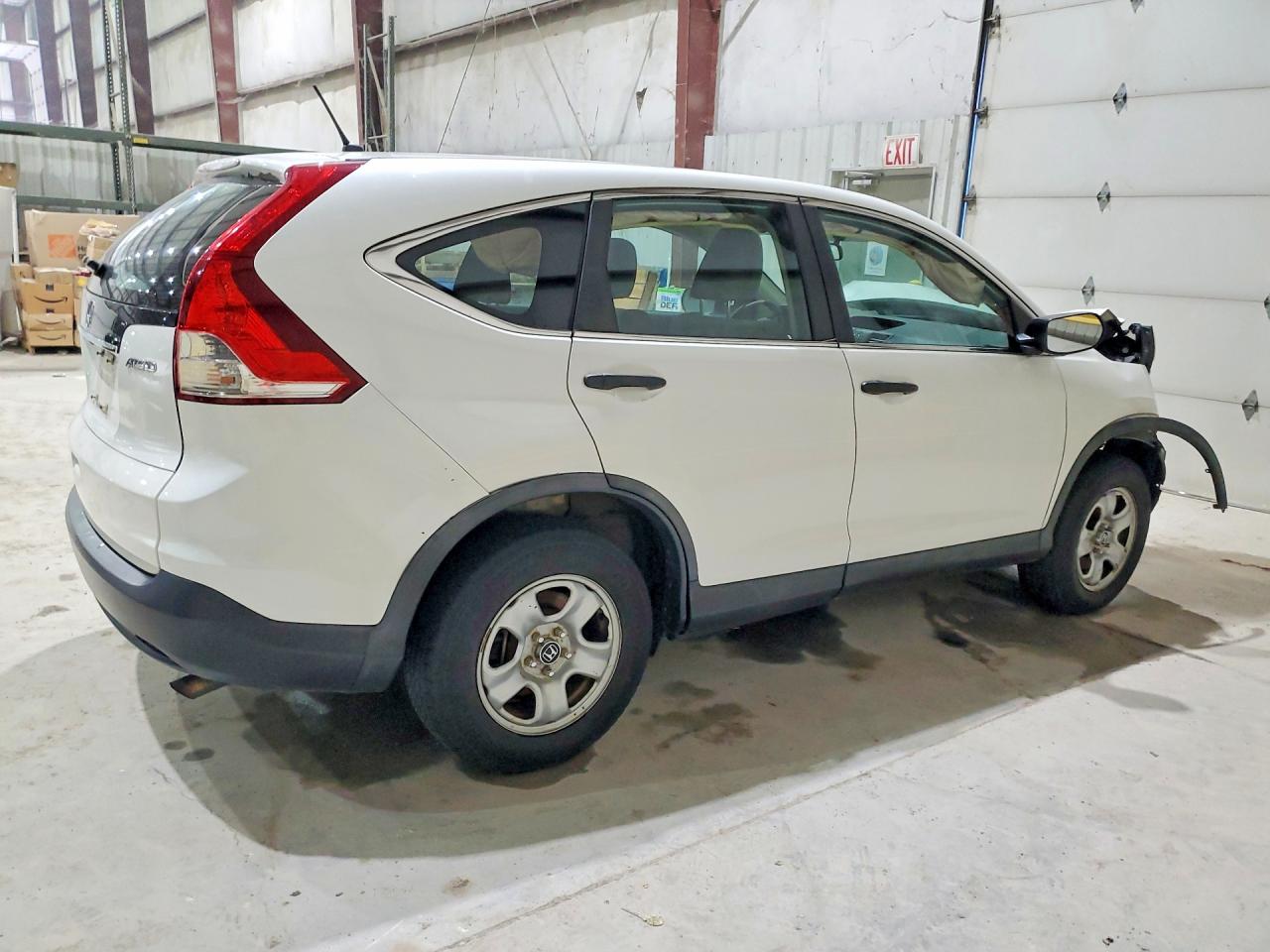 2014 Honda Cr-v Lx White vin: 5J6RM4H3XEL010746