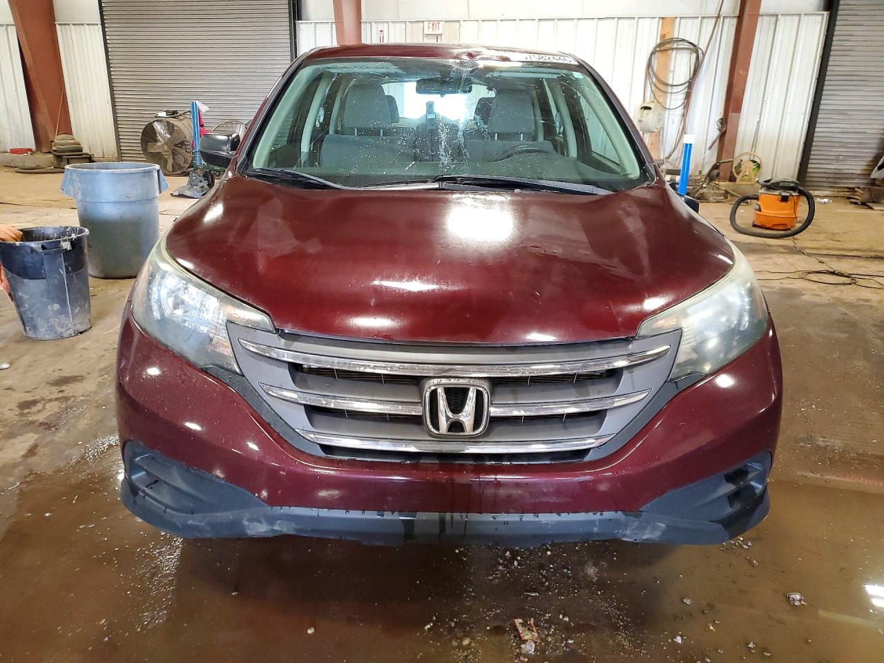 2014 Honda Cr-v Lx Burgundy vin: 5J6RM4H3XEL021231