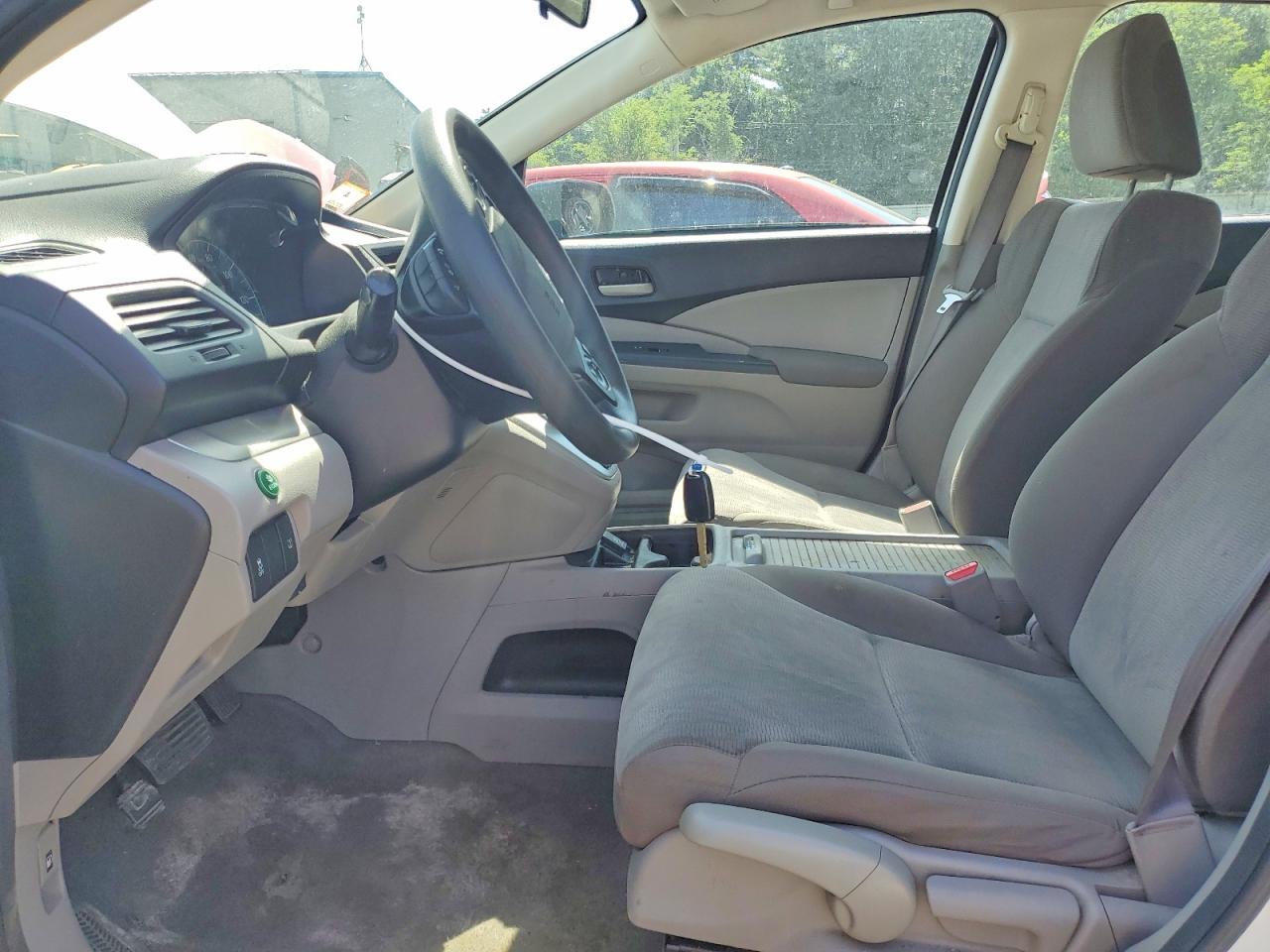 2014 Honda Cr-v Lx White vin: 5J6RM4H3XEL054651