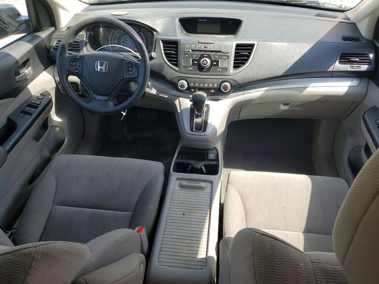 2014 Honda Cr-v Lx White vin: 5J6RM4H3XEL054651
