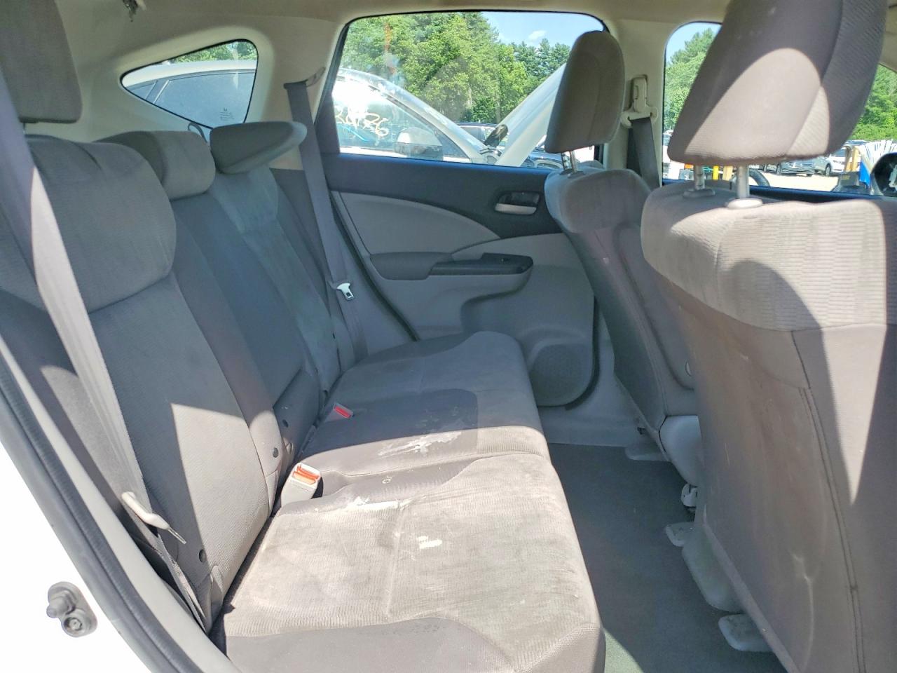 2014 Honda Cr-v Lx White vin: 5J6RM4H3XEL054651