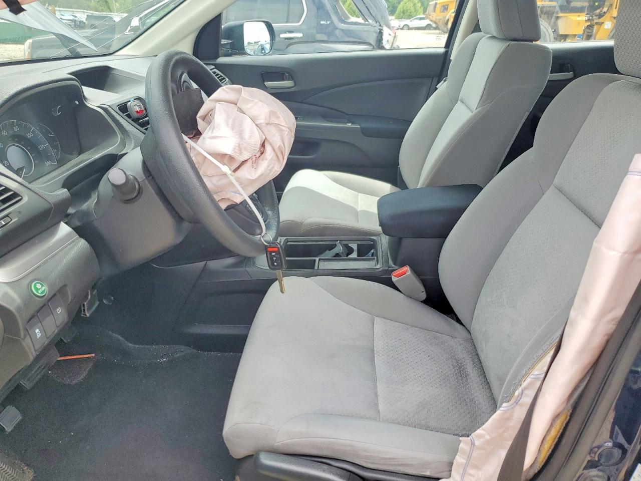 2015 Honda Cr-v Lx Blue vin: 5J6RM4H3XFL013762