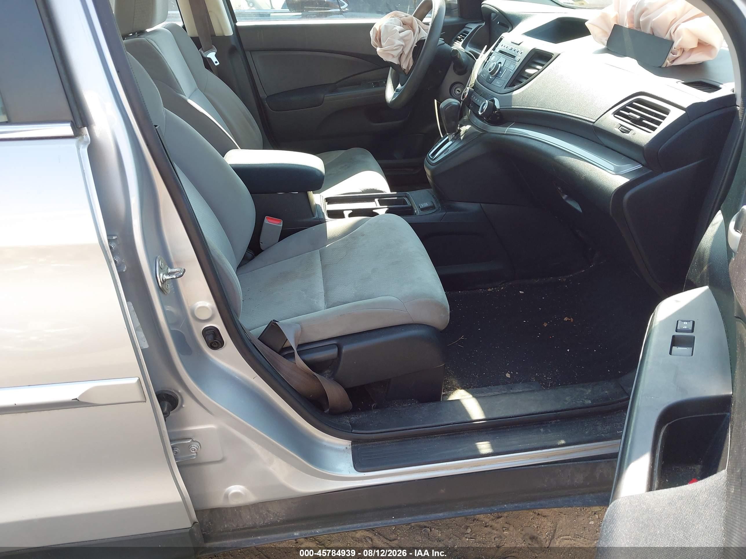 2015 Honda Cr-v Lx Silver vin: 5J6RM4H3XFL022154
