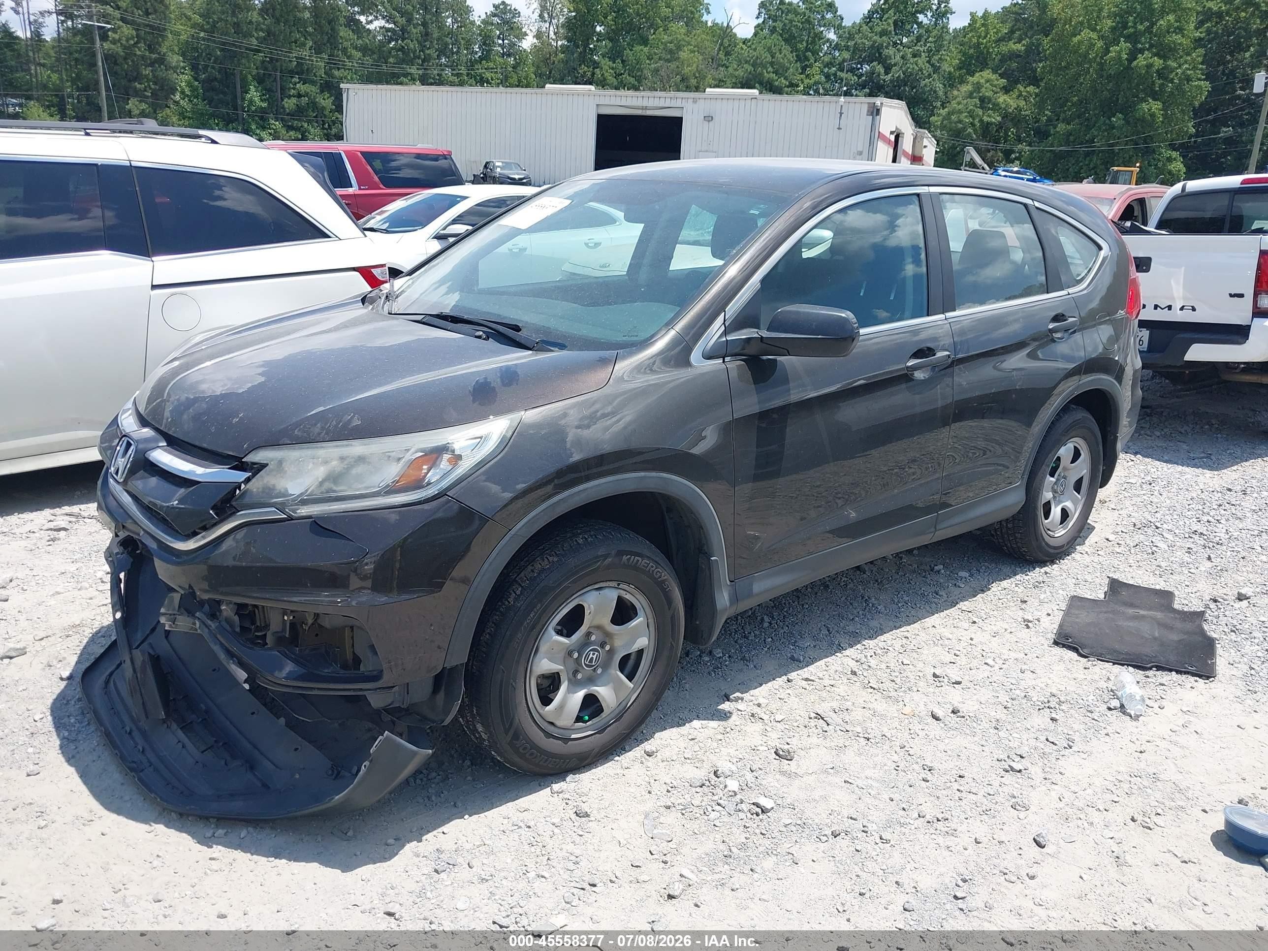 2015 Honda Cr-v Lx Black vin: 5J6RM4H3XFL050391