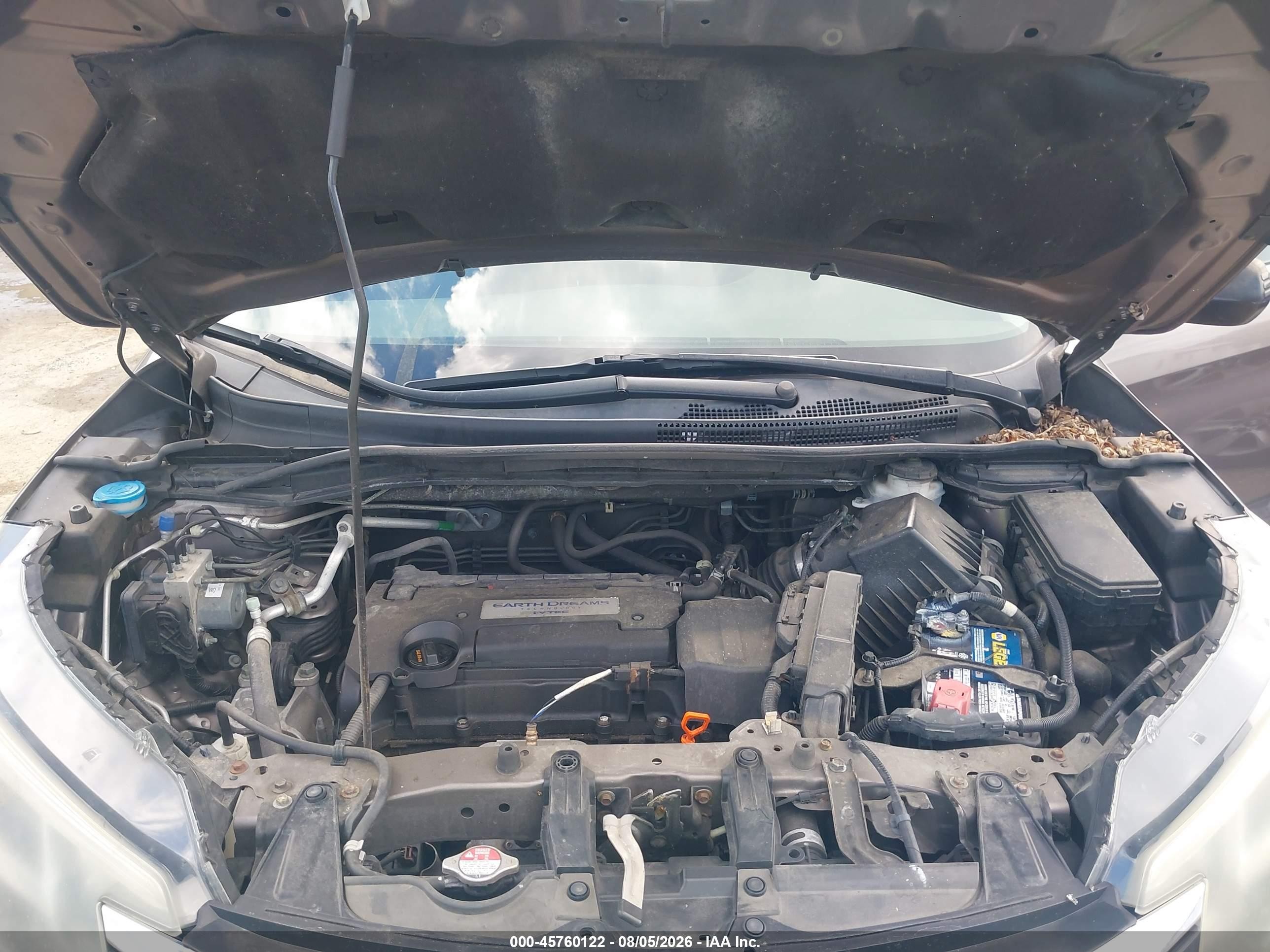2015 Honda Cr-v Lx Серый vin: 5J6RM4H3XFL067272