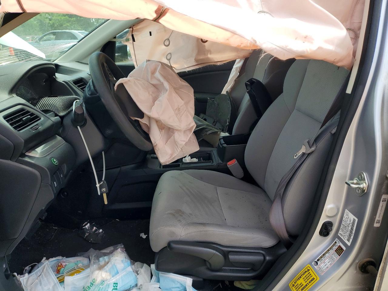 2015 Honda Cr-v Lx Silver vin: 5J6RM4H3XFL069359