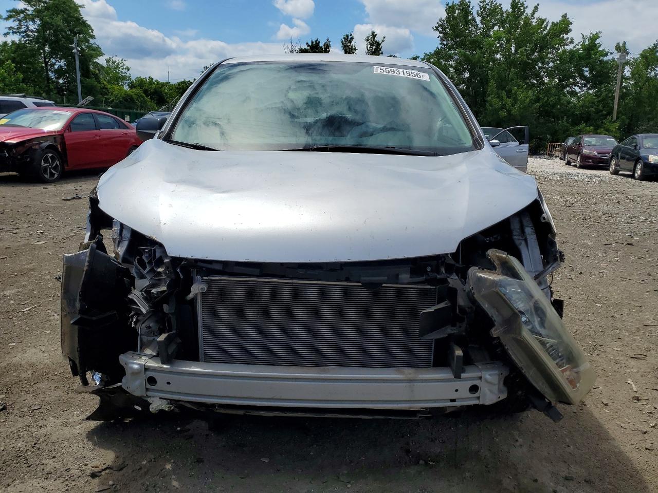 2015 Honda Cr-v Lx Silver vin: 5J6RM4H3XFL069359