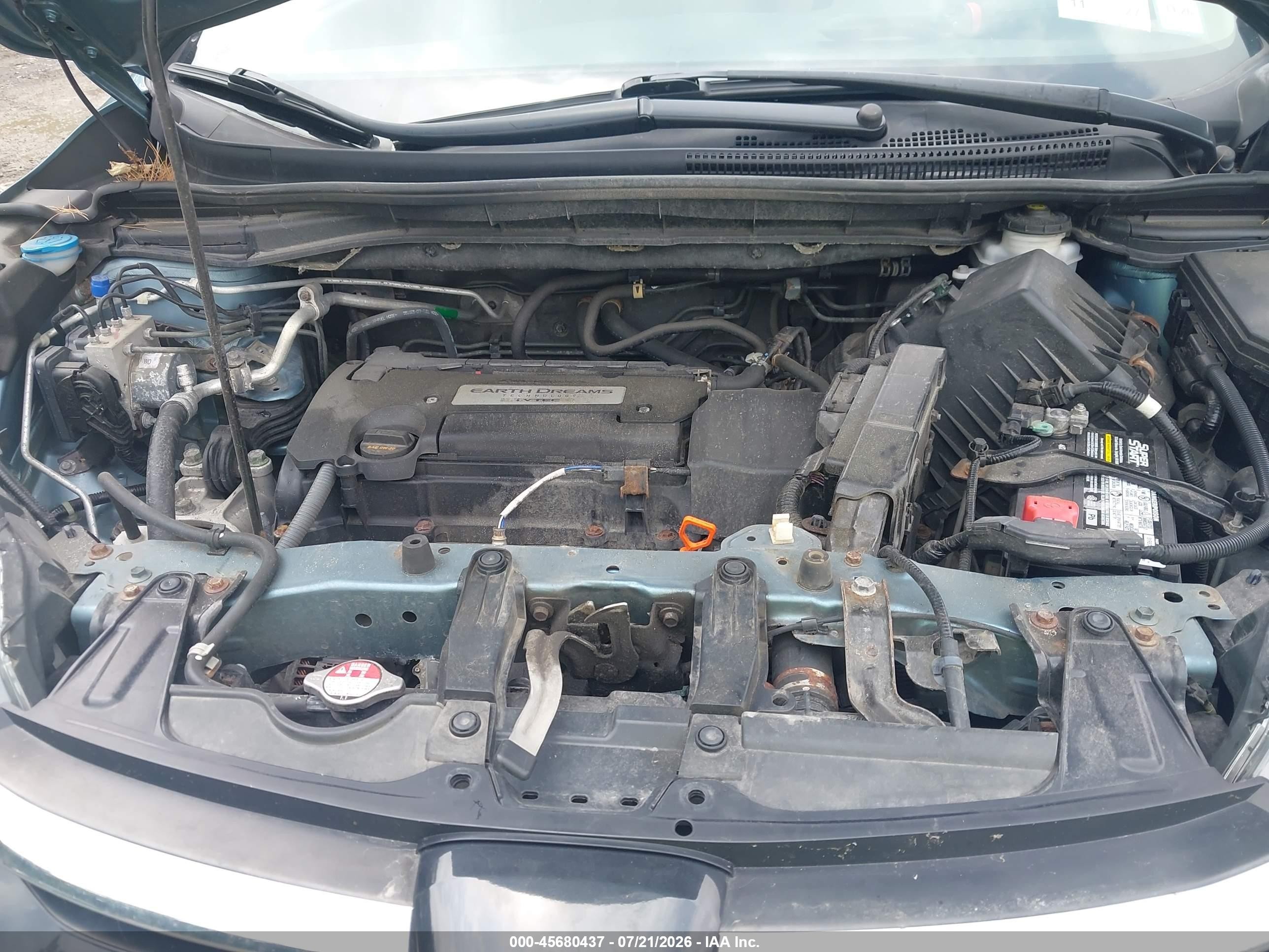 2015 Honda Cr-v Lx Blue vin: 5J6RM4H3XFL088090