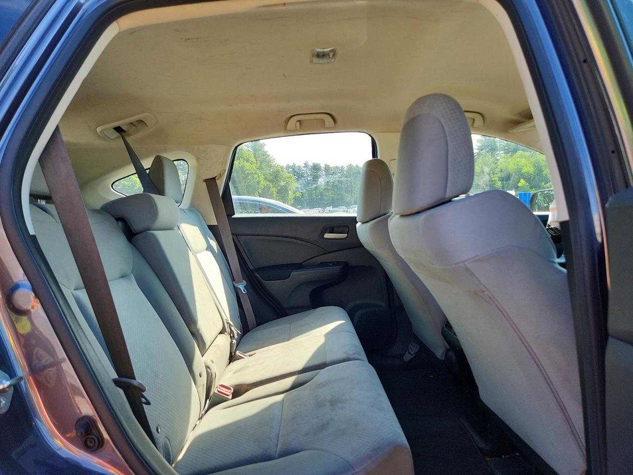 2015 Honda Cr-v Lx Gray vin: 5J6RM4H3XFL123369