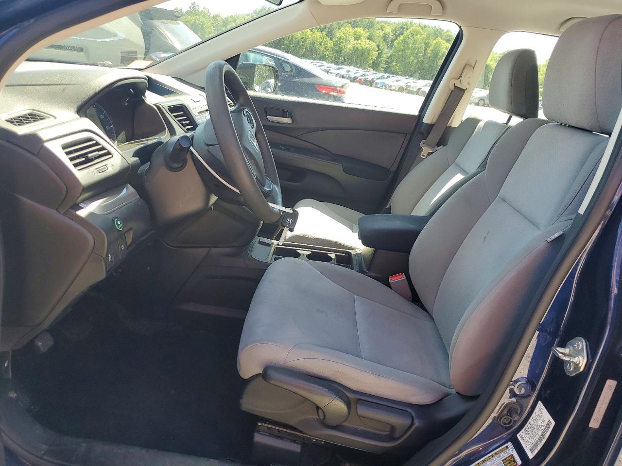 2015 Honda Cr-v Lx Blue vin: 5J6RM4H3XFL124568