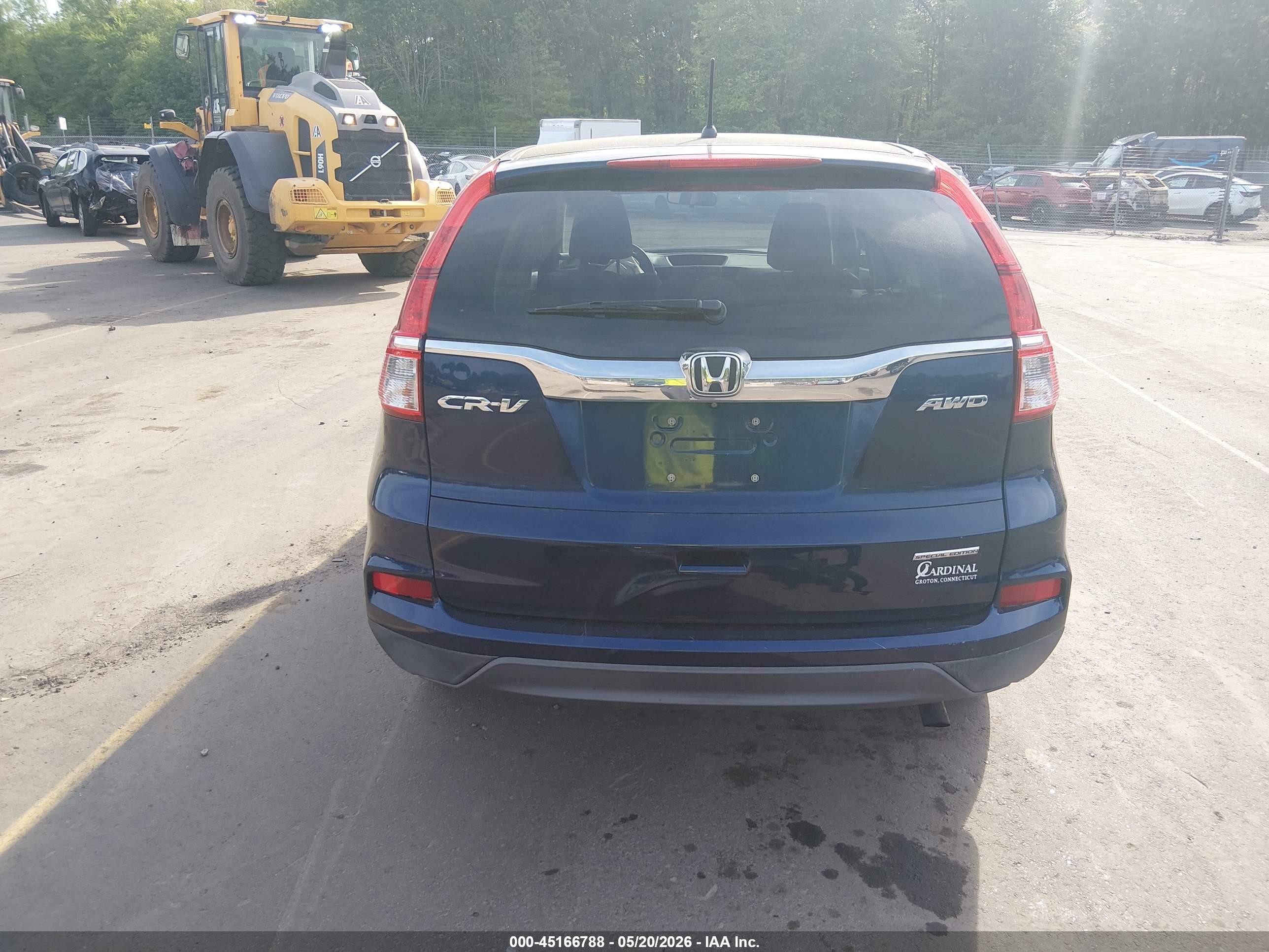 2016 Honda Cr-v Se Dark Blue vin: 5J6RM4H42GL051433