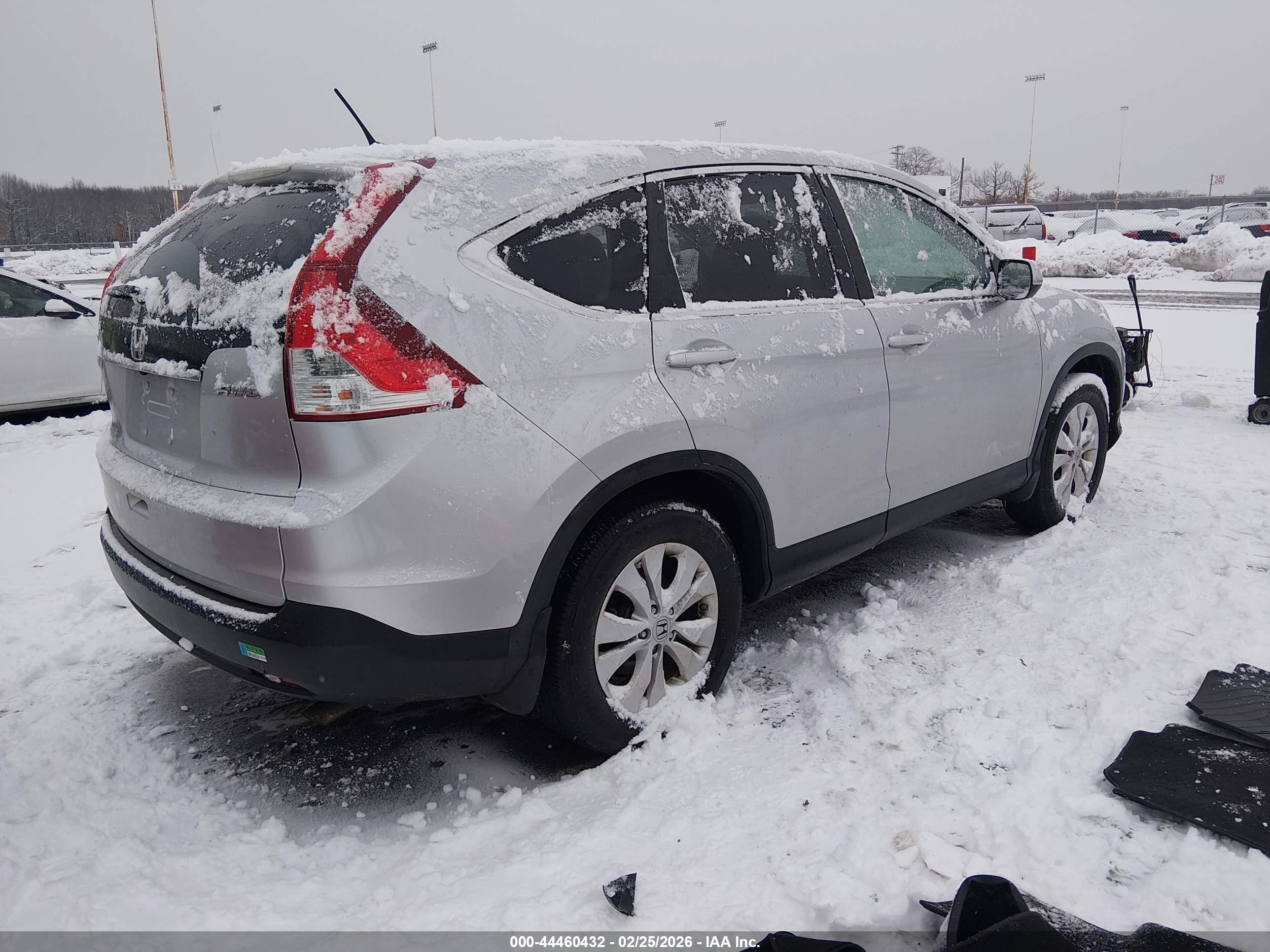 2012 Honda Cr-v Ex Silver vin: 2HKRM4H51CH606286